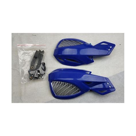 Coppia paramani blu con griglia universali per cross e enduro art ...