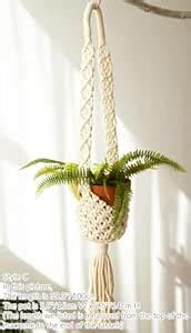YWULY Rope Flower Pot Holder for Indoor Outdoor Balcony Garden, Home ...