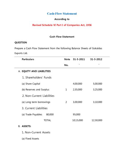 Image result for Class 12 Cash Flow Statement Solution Question 50