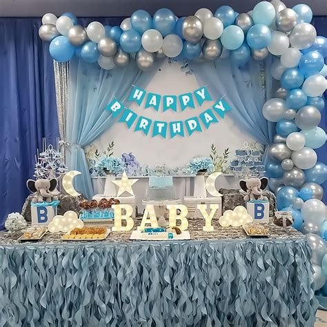 Specialyou.In Blue Theme Birthday Decoration Items For Boys With Pastel ...