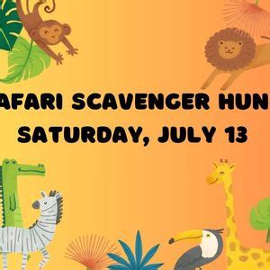 Safari Scavenger Hunt, 1522 Broadview Blvd, Natrona Heights, PA, United ...