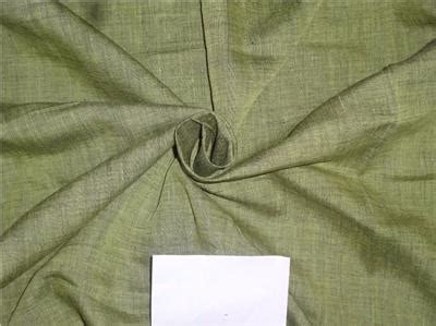 Two Tone Green x Black Color Linen Fabric 54" wide [7563] – The Fabric ...