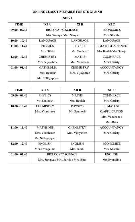 Image result for Class 12 Best Time Table