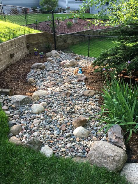 Dry Stream River Bed Installation in Rosemount - Pahl's Market - Apple ...