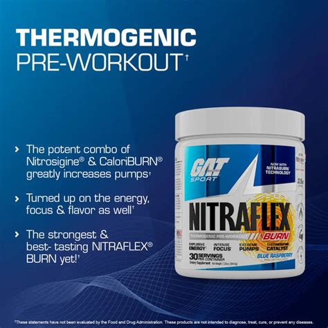 Gat NITRAFLEX® Burn 30 Servings | India's Leading Genuine Supplement ...