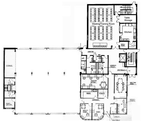 Fire Department Floor Plans