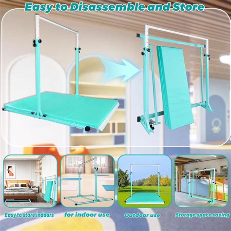 PreGymnastic Sturdy High Bar for Training 48'71'' India | Ubuy
