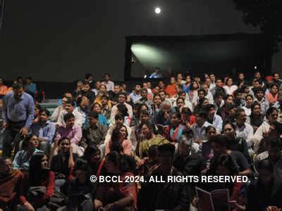 Audience during the staging of the play 'Tughlaq', held at Kotla ...
