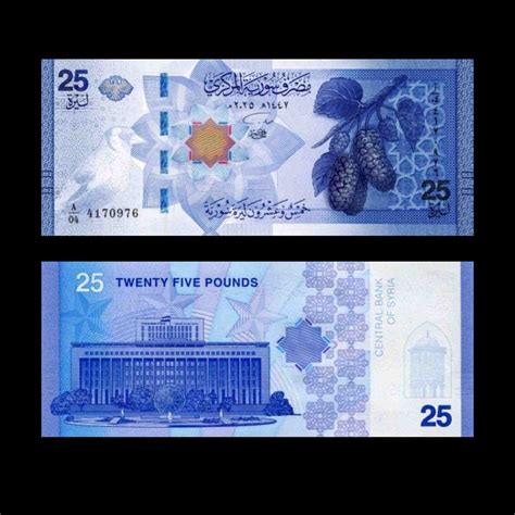Syria 20 Pounds 2025 P-W120 UNC Bank Note