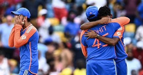 Team India: విజయం తరువాత కన్నీళ్లు పెట్టుకున్న భారత్ జట్టు.. | The ...