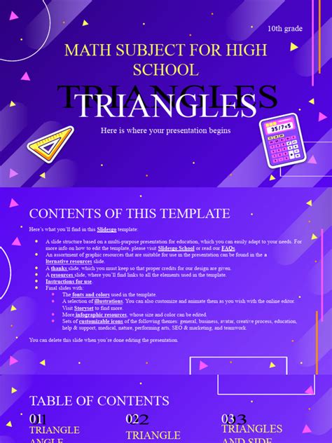 Triangle Math 10th 的图像结果