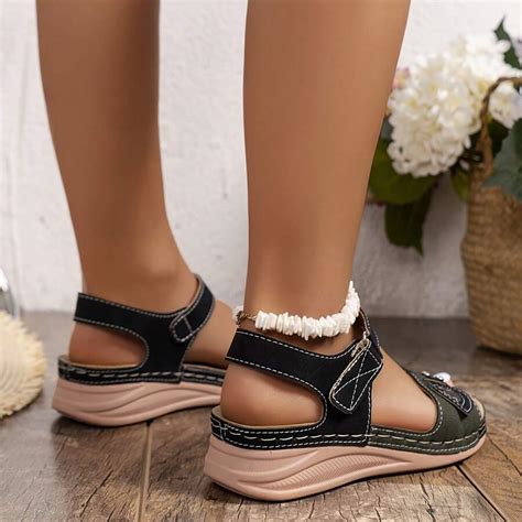 2025 Summer New Plus Size Fashion Casual Peep-Toe Personality Roman ...