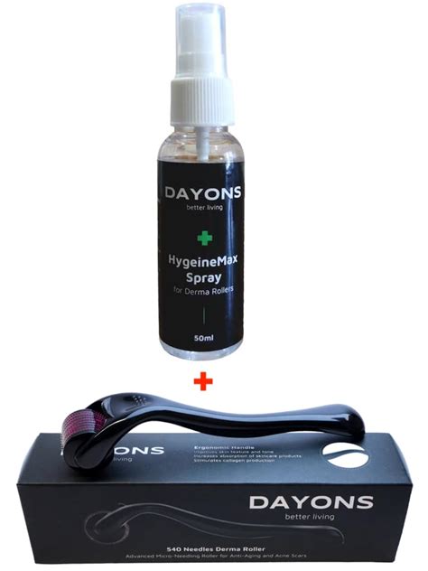 Dayons 0.5mm Derma Roller Kit – Microneedling Tool for Face, Beard ...
