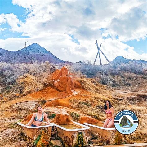 Mystic hot springs Monroe, Utah