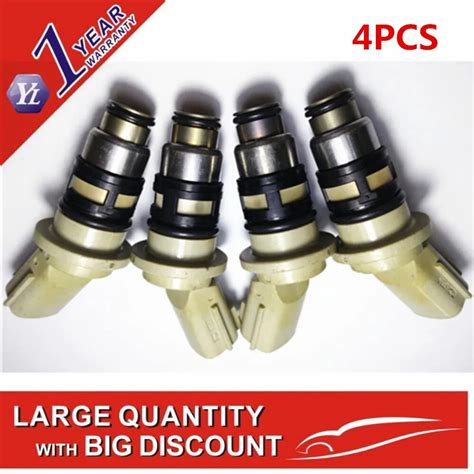 4pcs A46 H02 fuel injector for Nissan March Micra K11 N15 SUNNY B13 ...
