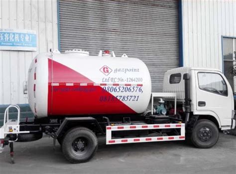 6000liters Propane LPG Tank Bobtail Truck 3ton Mobile Dispenser Truck ...