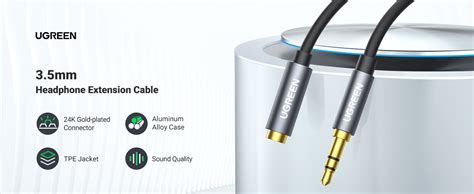Buy UGREEN 3.5MM Male to Female Aux Audio Extension Cable, Mini Stereo ...