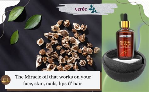 Buy verdc - 100% Natural Pure Organic Moringa Seed Oil - Premium ...