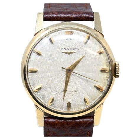 Longines Automatic 14k Gold Men's Watch at 1stDibs | longines mens ...