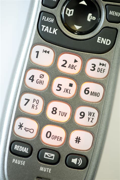 Free Image of Telephone handset in a telecommunications concept ...