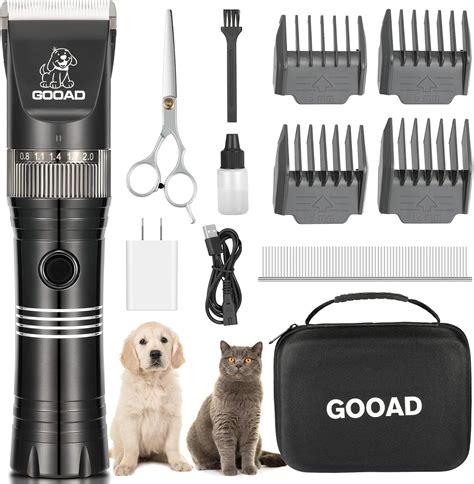Dog Grooming Clippers , Professional Dog Grooming Kit , Cordless Dog ...