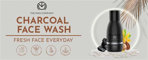 The Man Company Activated Charcoal Face Wash for Men - 100ml ...