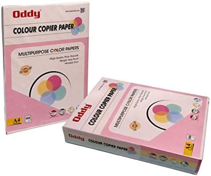 Oddy A4 Size Yellow Color Paper for Laser Jet & Inkjet - 500 Sheets ...