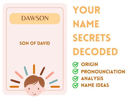 Dawson - Christian Boy Name Meaning and Pronunciation