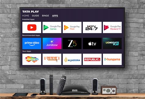 Tata Play Binge+ | 4K Android Smart Set Top Box with OTT