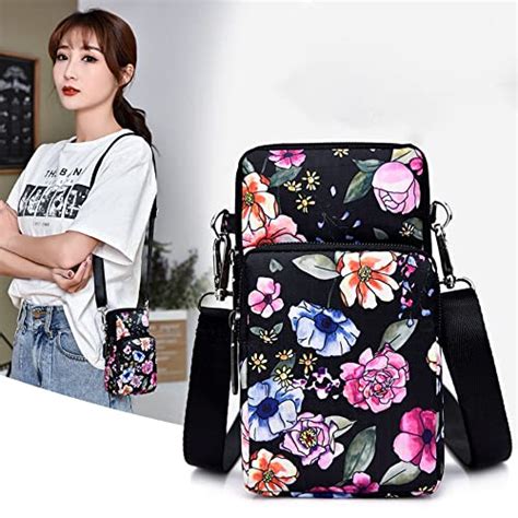 PALAY® Small Crossbody Phone Bags for Ladies with Strap Vintage Floral ...