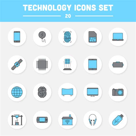 Technology Icon Blue 的图像结果