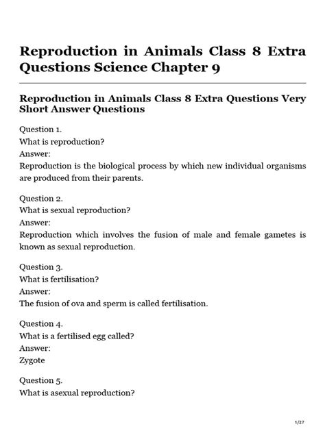 Image result for Class 8 Science Reproduction