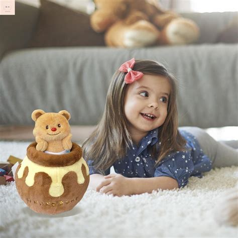 Kawaii Butter Bear Honey Jar ตุ๊กตาตุ๊กตาน่ารัก Soft Plushies หมอนเบาะ ...