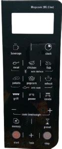 ELC Microwave Oven Membrane Keypad Compatible/Replaceable with ...