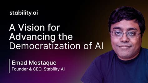 Emad Mostaque (Stability AI): Democratizing AI, Stable Diffusion ...