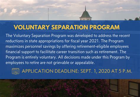 Voluntary Separation Program - Human Resource Policies/Forms - Fort ...