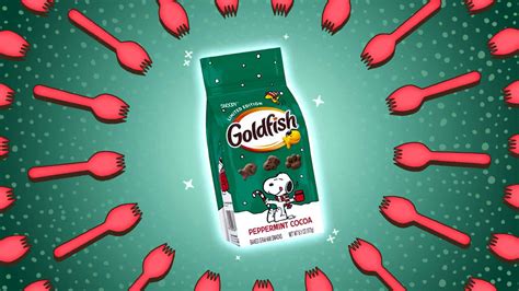 We Tried the New Goldfish x Snoopy Peppermint Cocoa Grahams