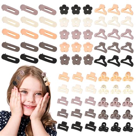 Amazon.com : Auidy_6TXD 75Pcs Small Hair Claw Clips 1.1" Mini Hair ...