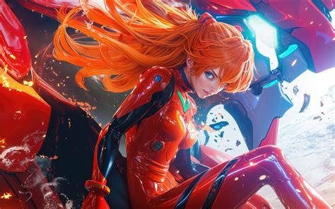 2880x1800 Asuka Langley Soryu From Neon Genesis Evangelion Macbook Pro ...