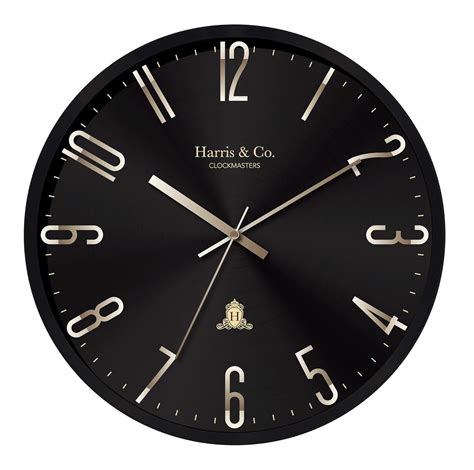 HARRIS & CO. CLOCKMASTERS Analog Wall Clock