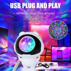 Techfire NEW MINI ROATATING LIGHT Galaxy Light Astronaut Space Star ...
