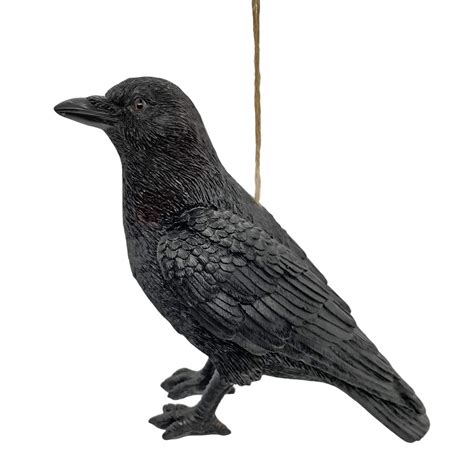 Buy Farmwood Realistic Black Crow Bird Garden Ornament or Life-size ...