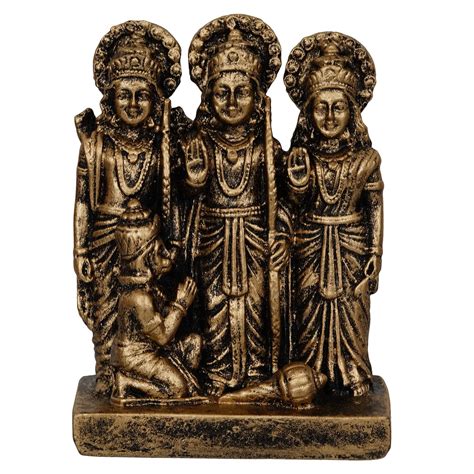 Webelkart Premium Polyresin Ram Darbar Idol Figurine Showpiece for Home ...