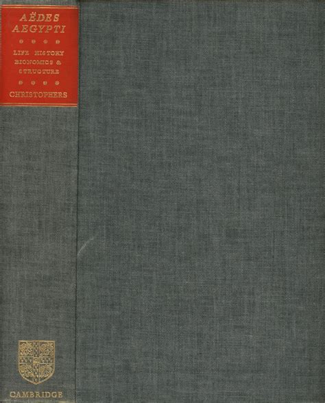 Buy Aëdes Aegypti (L.) The Yellow Fever Mosquito: Its Life History ...