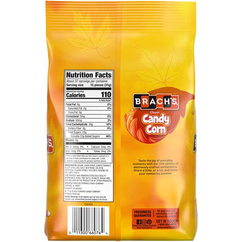 Brach's Classic Candy Corn - 2.5 LB Resealable Bag | bestcandyshop