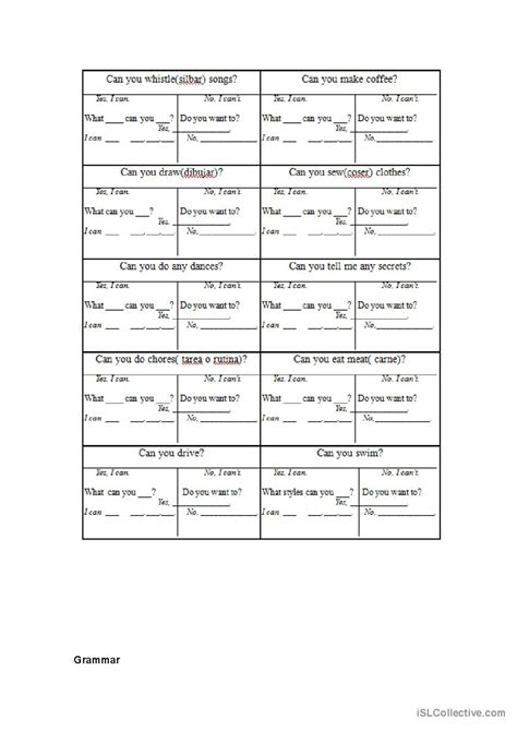 como enseñar el can for ability : English ESL worksheets pdf & doc