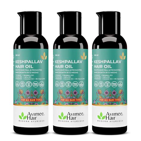 Buy Avimee Herbal Keshpallav Hair Oil For Men & Women | Promotes Hair ...