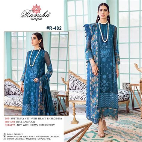 Ramsha R 31 Embroidery Wear Pakistani Salwar Kameez