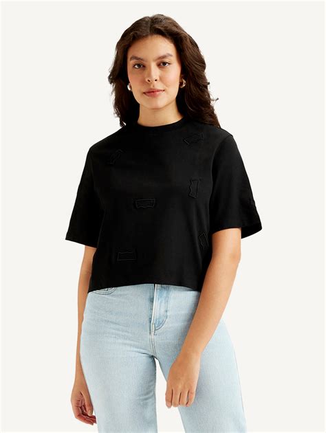 Women's Brand Logo Crew Neck T-shirt – Levis India Store