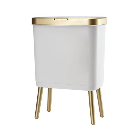 Procade Bathroom Trash Can with Lid, Plastic Garbage India | Ubuy